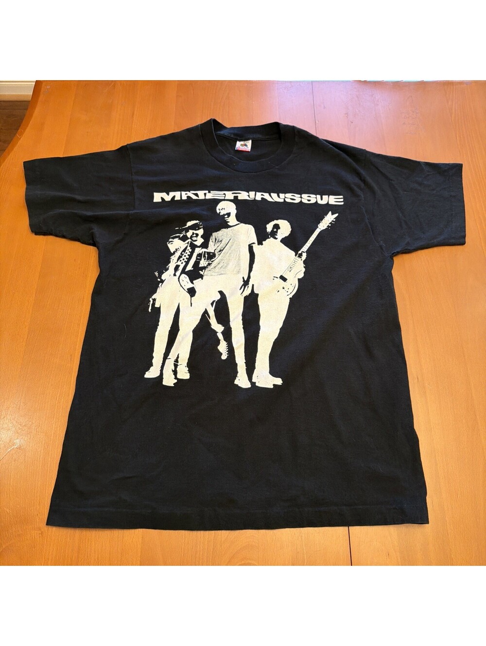 Vtg 90s Material Issue International Pop Overthrow Tshirt XL Single Stitch